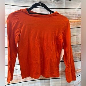 Wonder Nation Orange Long Sleeve boys shirt